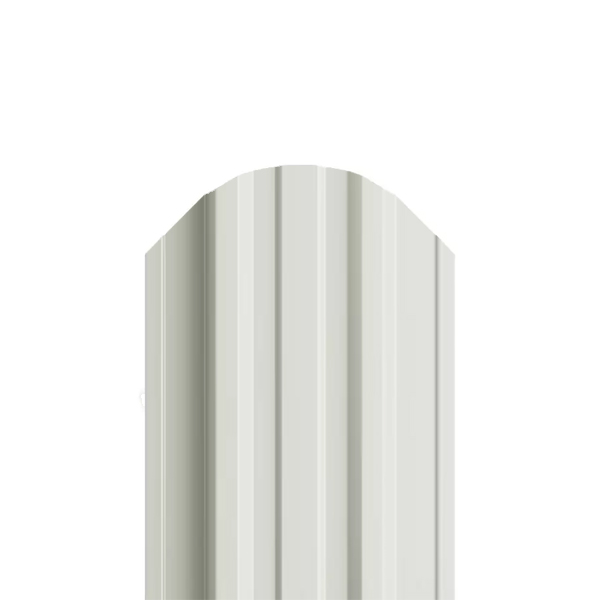 Штакетник металлический МП TRAPEZE-О (фигурный) 16,5х118 (ПЭ-01-9003-0,45) 