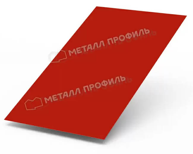 Лист плоский (ПЭП-01-3020-0.45) транспортно-красный