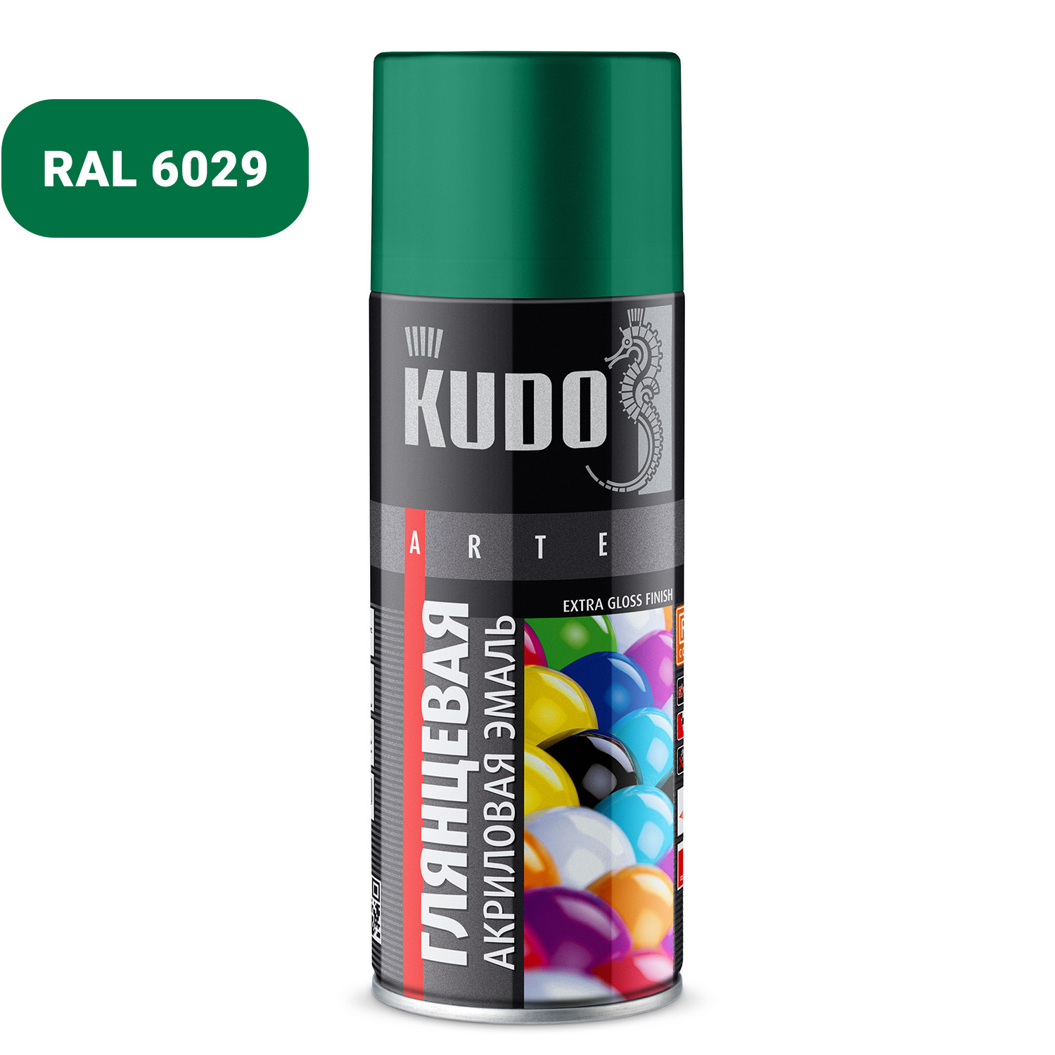 Эмаль-аэрозоль KUDO (RAL6029)