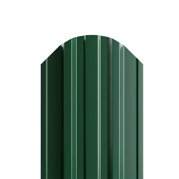 хххЕвроштакетник Люкс "ПС" (135 мм) зеленый мох RAL 6005 0,45 1,25 м (М***)