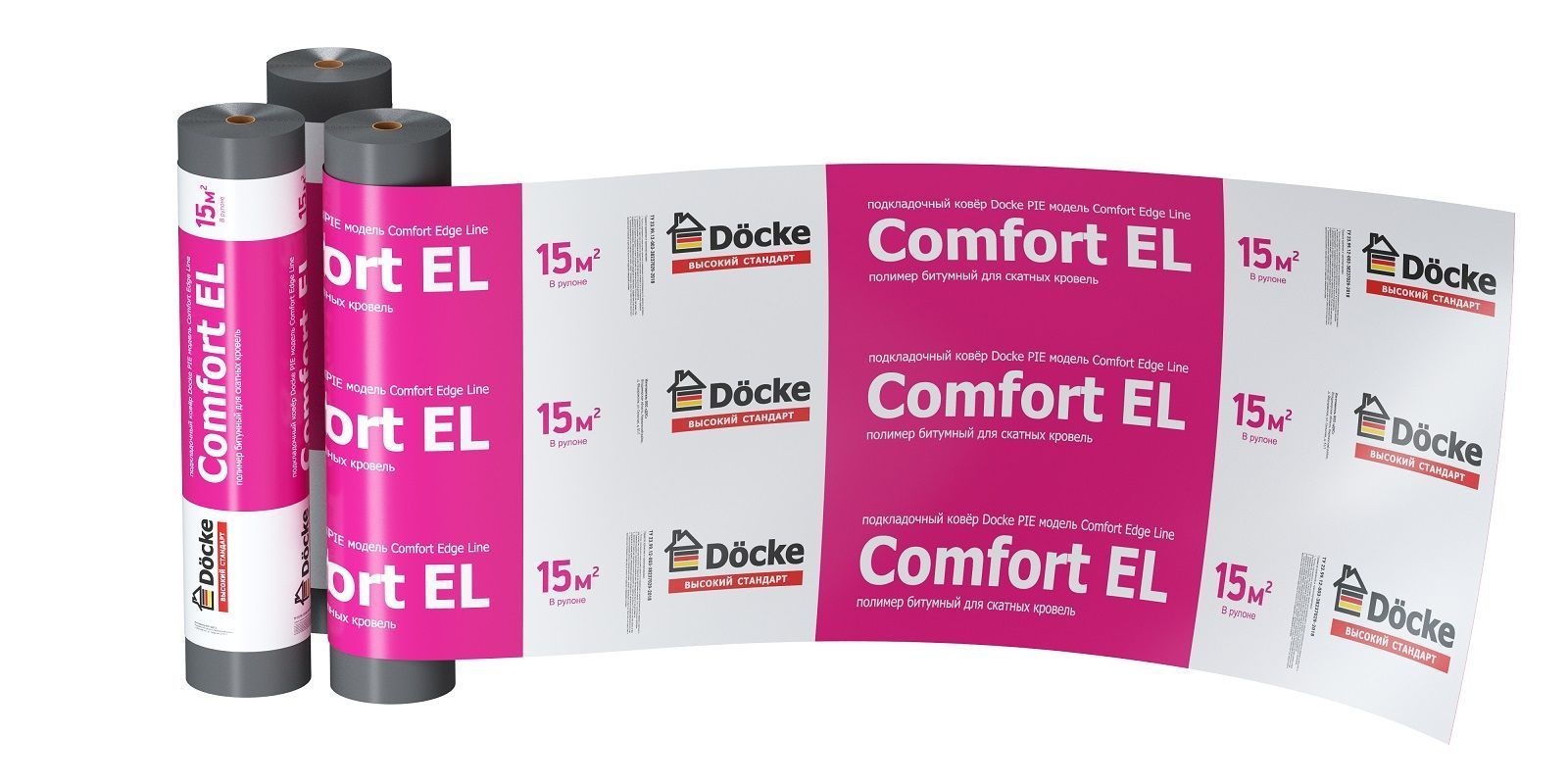 Подкладочный ковер Docke PIE Comfort EL Plus 15*1м