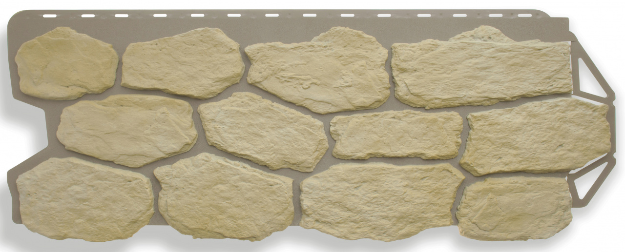 Фасадная панель (бутовый камень) Альта-Профиль 1130х470х27мм 0,45м2 Балтийский