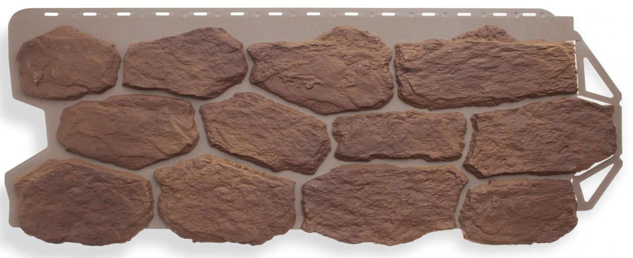 Фасадная панель (бутовый камень) Альта-Профиль 1130х470х27мм 0,45м2 Скифский