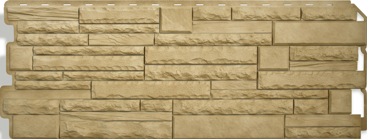 Фасадная панель (камень скалистый) Альта-Профиль 1160x450x23мм 0,47м2 Альпы