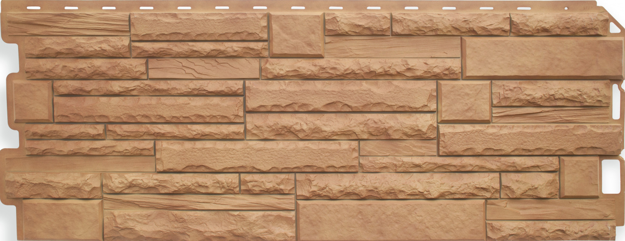 Фасадная панель (камень скалистый) Альта-Профиль 1160x450x23мм 0,47м2 Памир