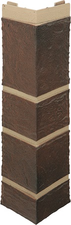 Наружный угол (камень) Альта-Профиль 470х110х31мм Жжёный