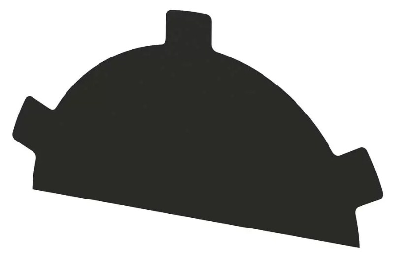 Заглушка конька круглого простая NormanMP (ПЭ-01-7024-0.5)
