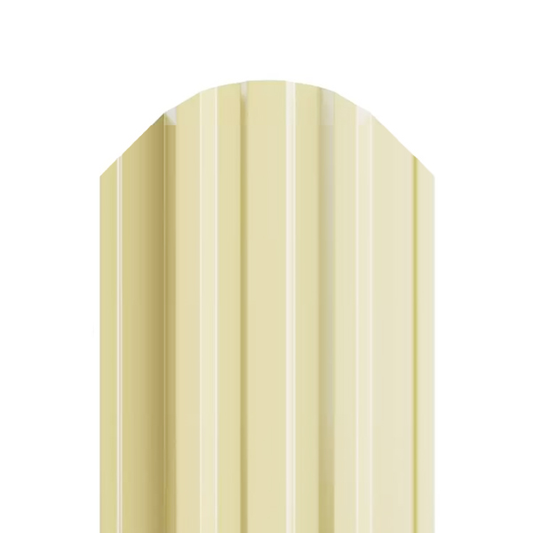 хххЕвроштакетник Люкс "ПС" (135 мм) св-слоновая кость RAL 1015 0,45 1,5 м