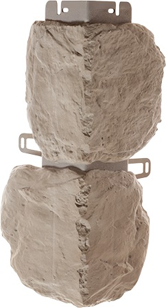 Наружный угол (бутовый камень) Альта-Профиль 440 х 180 х 43 мм Нормандский Н
