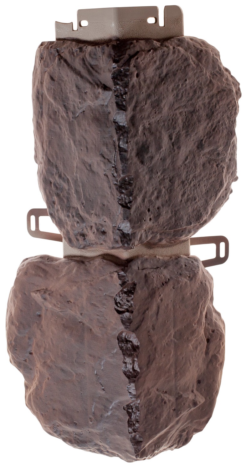 Наружный угол (бутовый камень) Альта-Профиль 440 х 180 х 43 мм Датский Н